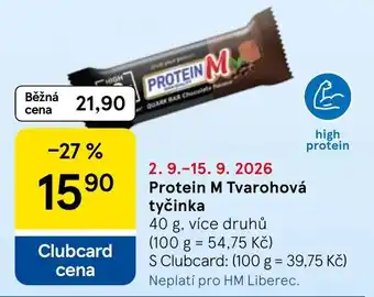 Tesco Protein M Tvarohová tyčinka nabídka