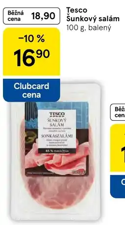 Tesco Tesco šunkový salám nabídka