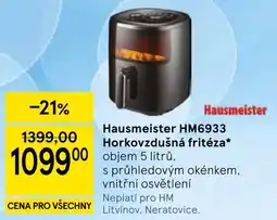 Tesco Hausmeister horkovzdušná fritéza nabídka
