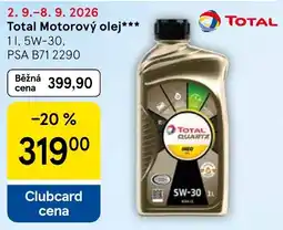 Tesco Total Motorový olej nabídka