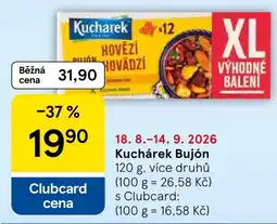 Tesco Kuchárek Bujón nabídka