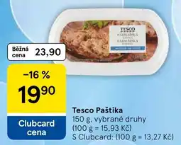 Tesco Tesco Paštika nabídka