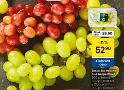 Tesco Tesco Bio Hrozno bílé bezpečkové nabídka