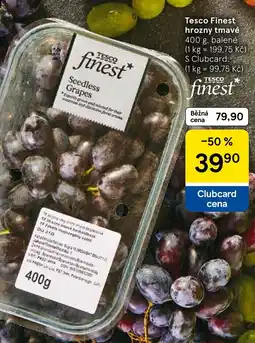 Tesco Tesco Finest hrozny tmave nabídka