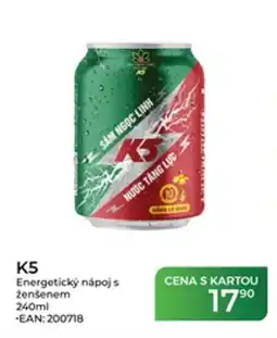 Tamda Foods K5 Energetický nápoj s ženšenem nabídka