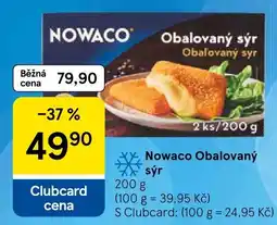 Tesco Nowaco obalovaný sýr nabídka