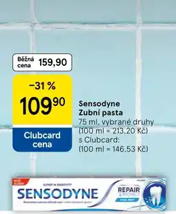 Tesco Sensodyne Zubní pasta nabídka