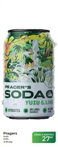Tamda Foods Pragers soda nabídka