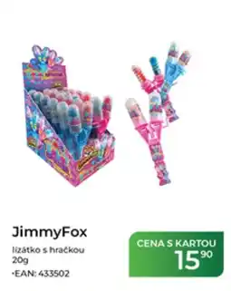 Tamda Foods JimmyFox lízátko s hračkou nabídka