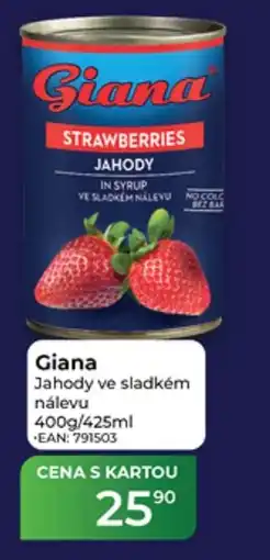 Tamda Foods Giana jahody ve sladkém nálevu nabídka