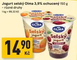 Žabka Olma selský jogurt nabídka