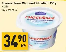 Žabka Chocenšké pomazánkové nabídka