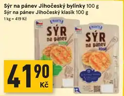 Žabka MadeTa sýr na pánev jihoceský bylinky nabídka
