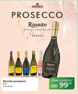Tamda Foods Riunite prosecco nabídka