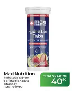 Tamda Foods MaxiNutrition hydratační tablety s příchutí jahody a citronády nabídka