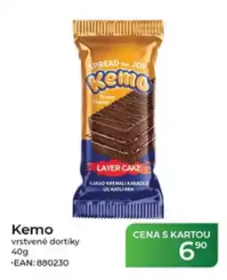 Tamda Foods Kemo vrstvené dortíky nabídka