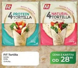 Tamda Foods Fit tortilla nabídka