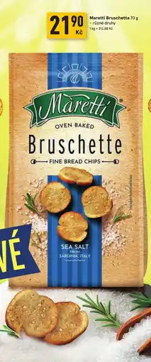 Žabka Maretti bruschette nabídka