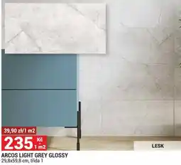 Merkury Market Arcos light grey glossy nabídka
