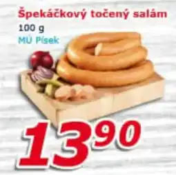 ESO MARKET MÚ Písek špekáčkový točený salám nabídka
