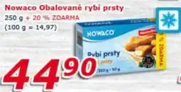 ESO MARKET Nowaco obalované rybí prsty nabídka