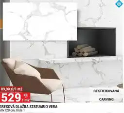 Merkury Market Gresová dlažba statuario vera nabídka