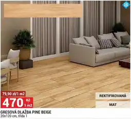 Merkury Market Gresová dlažba pine beige nabídka