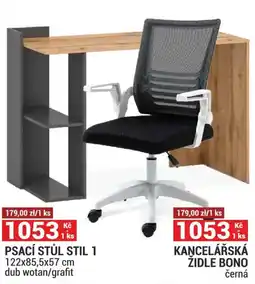 Merkury Market Bono kancelářská židle černá nabídka