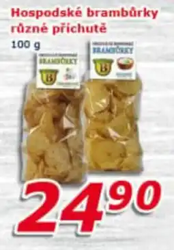 ESO MARKET Hospodské brambůrky různé příchutě nabídka