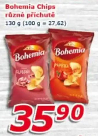 Bohemia Chips různé příchutě