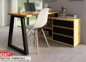 Psací stůl + komoda iga ii