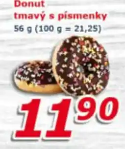 ESO MARKET Donut tmavý s písmenky nabídka
