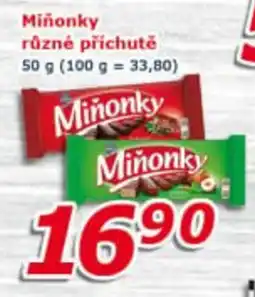 ESO MARKET Miňonky různé příchutě nabídka