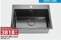 Merkury Market Julio ocelový dřez nabídka