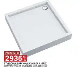 Merkury Market Astrix čtvercová sprchová vanička nabídka
