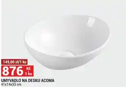 Merkury Market Acoma umyvadlo na desku nabídka