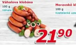 ESO MARKET Váhalova klobása nabídka