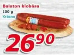 ESO MARKET Balaton klobása nabídka