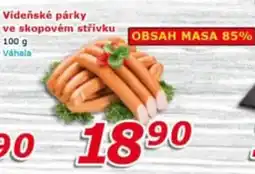 ESO MARKET Váhala videňské párky ve skopovém střívku nabídka