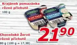 ESO MARKET Krajánek pomazánka různé příchutě nabídka
