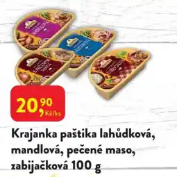 MP Krásno Krajanka paštika lahůdková, mandlová, pečené maso, zabijačková nabídka