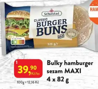 Schulstad bulky hamburger sezam MAXI