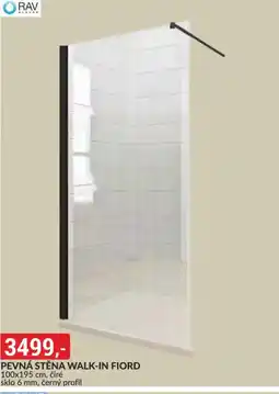 Baumax Rav pevná stěna walk-in fiord nabídka