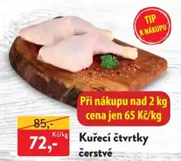 MP Krásno Kuřecí čtvrtky čerstvé nabídka