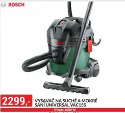 Baumax Bosch vysavač na suché a mokré sání universal vac155 nabídka