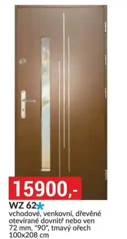 Baumax WZ 62* vchodové venkovní dřevěné nabídka