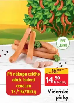 MP Krásno Vídeňské párky nabídka