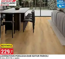 Baumax Parquet Mercado Laminátová podlaha dub natur parioli nabídka