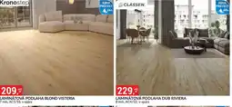 Baumax Kronostep laminátová podlaha blond visteria nabídka