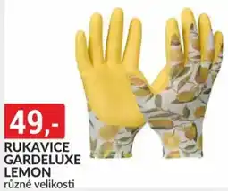 Baumax Gardeluxe rukavice lemon nabídka